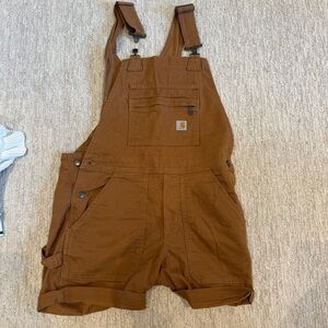 Carhartt Tan Relaxed Fit Overalls